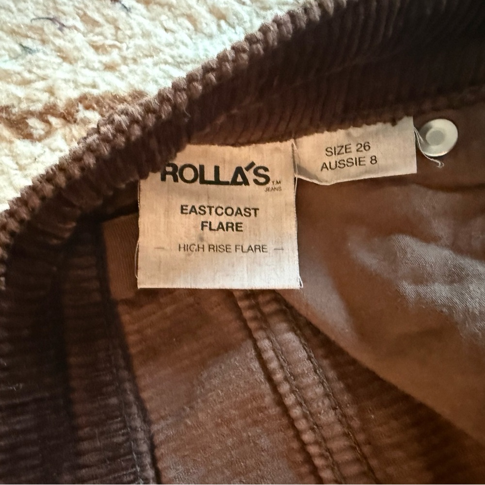 ROLLA’S High Rise Eastcoast Corduroy Stretch Flare Jeans - Picture 10 of 12